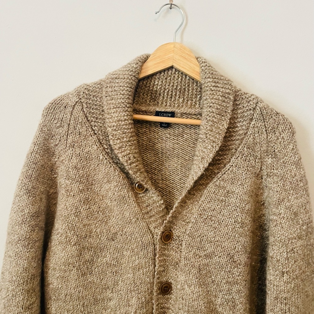 J. Crew Vintage Tan Cardigan - Picture 2 of 10